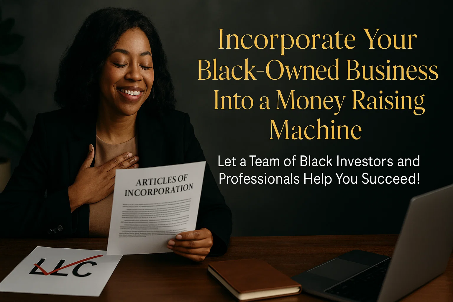 Incorporate Your Black-Owned Business Into a Money Raising Machine